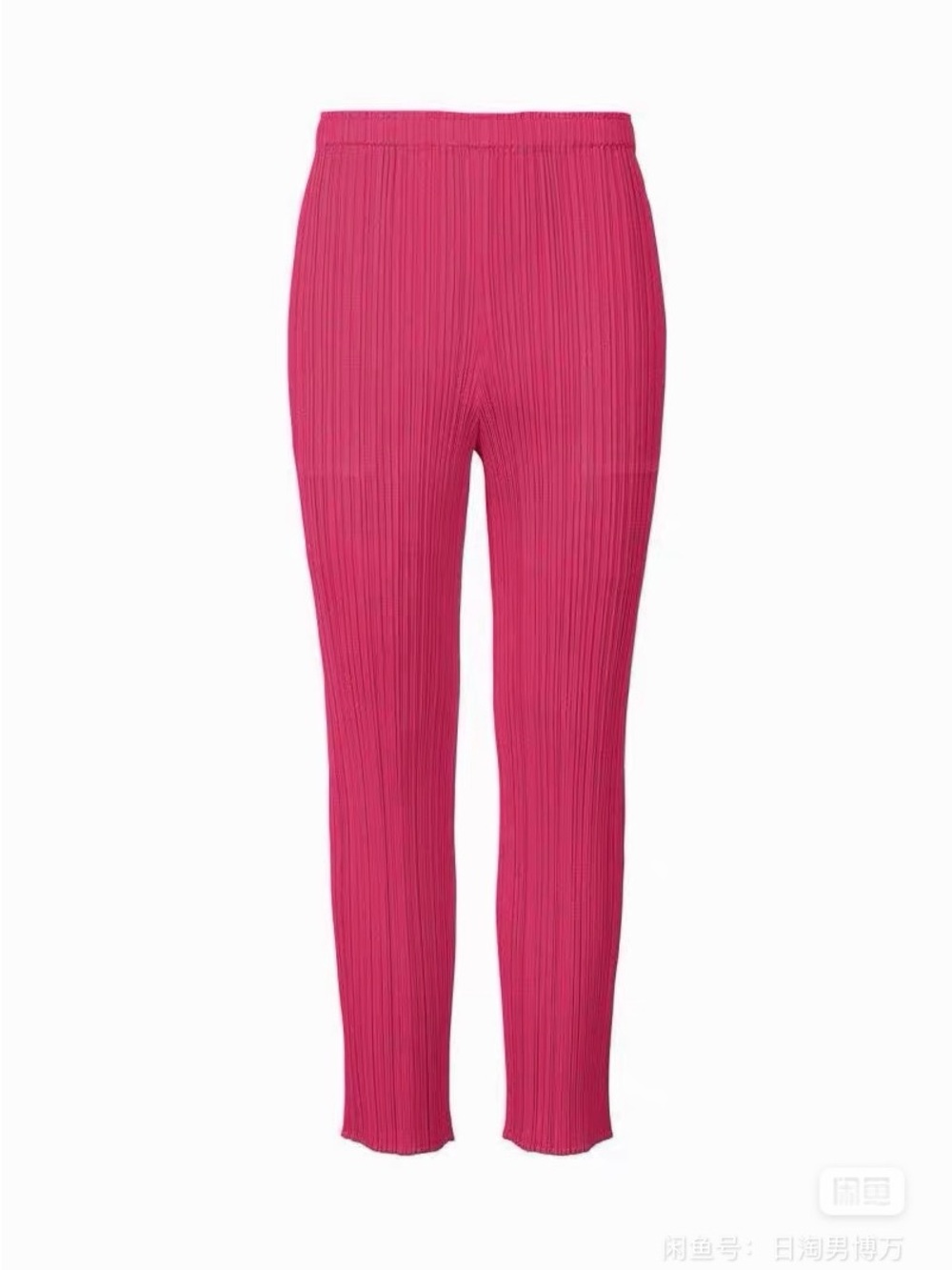 PLEATS PLEASE Issey Miyake Pleated Leggings - Fuchsia Pink